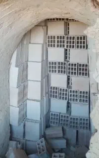 آجر بلوکه سفال بی واسطه