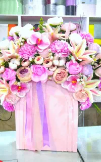 باکس  گل بزرگ و زیبا مناسب هدیه