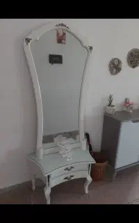 آینه قدی ساعت ایستاده عقربه هاش شله