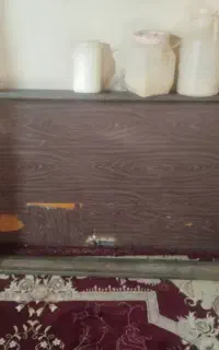 درب چوبی اتاق خواب همراه با کلاف