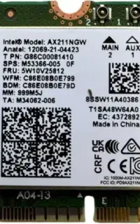 کارت وایرلس لپ تاپ AX210NGW