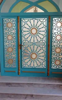 نقاشی ساختمان و ساخت و نقاشی انواع درب چوبی