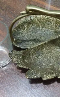 ظرف برنجی دکوری