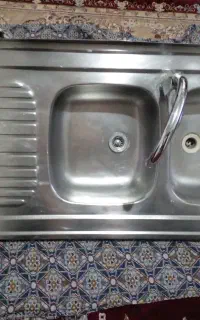 ۱عددسینگ دولگنه.باشیر اهرمی لگن راست استیل اصل