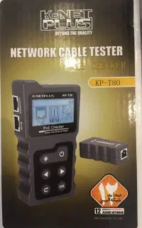 تستر کابل شبکه Rj45 کی نت پلاس KP-T80 آکبند