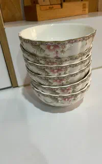 ۶عدد پیاله گلد کیش نو با جعبه