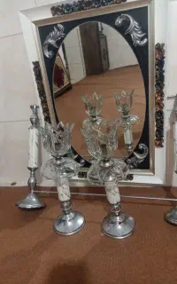 آینه و شمعدان