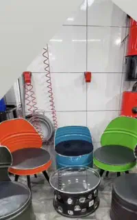 بشکه رنگی مناسب کافه و گیم نت