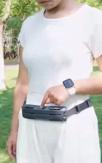 پنکه کمری، پوشیدنی