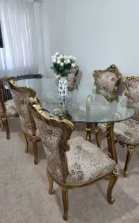 مبل سلطنتی ۹ نفره با نهارخوری