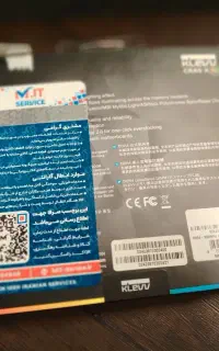 رم Klevv CRAS X RGB 32GB (۲×۱۶) DDR4-۳۶۰۰