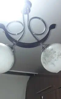 چراغ حباب دار نقاشی گل وارداتی اتاق خواب آشپزخانه