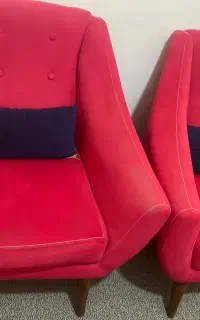 مبل تکنفره صورتی