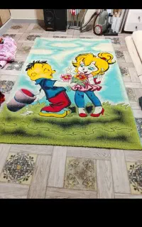 گلیم فرش عروسکی اتاق بچه