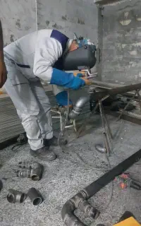 جوشکاری و برشکاری لوله گاز و غیره