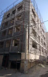 داربست فلزی همراه با چادر