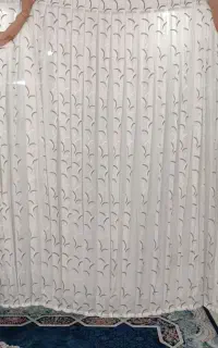 پرده پذیرایی به همراه 2 والان مخمل