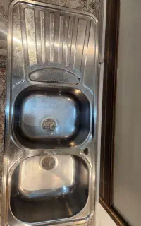 سینک دو لنگه تو کار