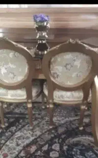 میز ناهار خوری ۴ نفره طلایی
