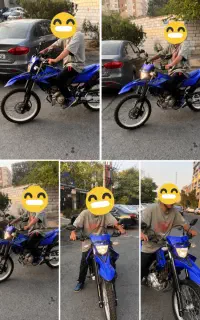 معاوضه موتور سیکلت تریل yamaha Wr155