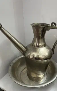 آفتابه  و لگن مس