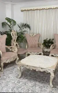فروش مبل ۷ نفره با میز عسلی به دلیل مهاجرت