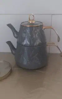 کتری قوری طوسی
