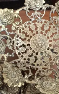 ظرف تزیینی برنجی