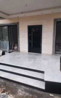 نصب کاشی. سرامیک. سنگ نما. پله. موزائیک
