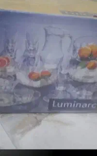 سرویس بلور لومینارک فرانسه ۵۷تیکه برای جهیزیه