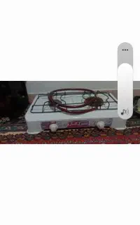 اجاق گاز رومیزی درحد نو دوشعله
