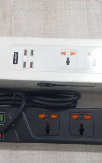 رابط برق درای چهار عدد کیت شارژ USB وسه عدد ۳به۲