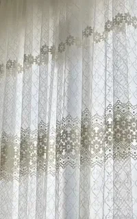 پرده توری به زیر پرده ای
