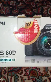 دوربین کنون 80D حرفه‌ای