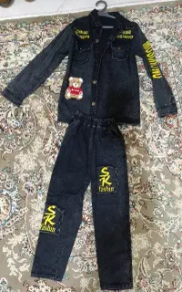 ست کت و شلوار لی پسرانه