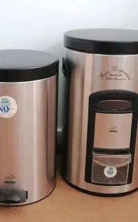 سطل برنج و سطل زباله استیل زیر قیمت