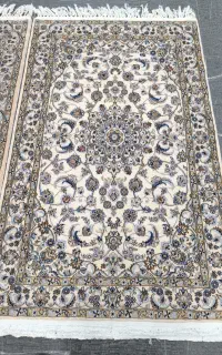 فرش دستباف نایین جفت قالیچه 3 متری