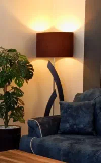 شید آباژور/کلاهک آباژور قهوه ای سوخته