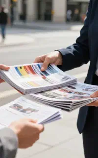 توزیع مجله، کتابچه و پخش تراکت (موسوی)