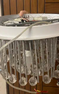 لوستر به همراه دیوارکوب