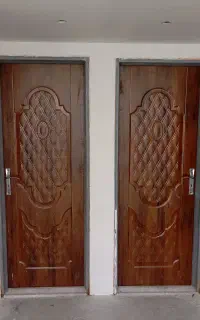 درب چوبی شرایط مسکن ملی