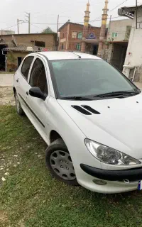 پژو ۲۰۶ تیپ ۲ بی رنگ مدل ۱۴۰۰