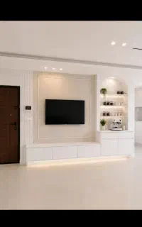 کابینت کناف کشسان کاغذدیواری تیوی وال پارکت