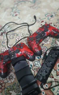 دسته ps4 فن خنک کننده و شارژر دسته