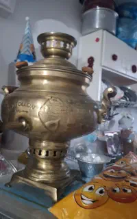 سماور زغالی۶لیتری ضخیم و جنس خوب