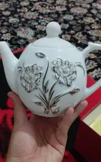 قوری گل برجسته