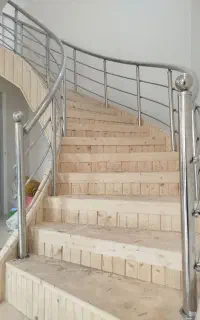 نرده استیل و شیشه و ...