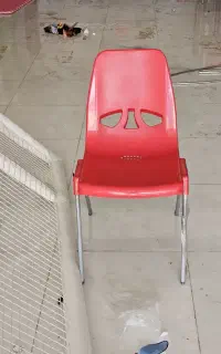 قفسه ام دی اف و صندلی ۶ عدد