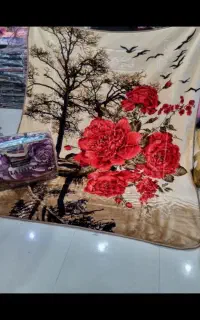 پتو دو نفره گلبافت ساده و طرح دار سنگین و ضخیم