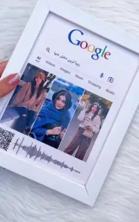 قاب باعکس ومتن وآهنگ دلخواهتون